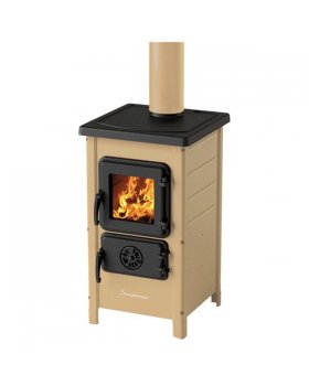 Печь-камин MBS HAPPY Е CREAM