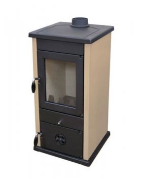Печь-камин MBS THERMO VESTA PLUS CREAM