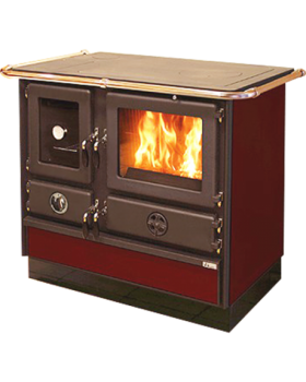 Печь-камин MBS SUPER THERMO MAGNUM 4D L RED (левая)