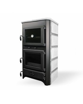 Печь-камин MBS THERMO VULKAN PLUS S (с камнем)-foto2