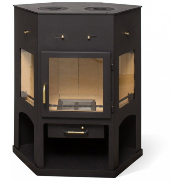 Печь-Камин Енисей с плитой Печь-Камин Енисей с плитой