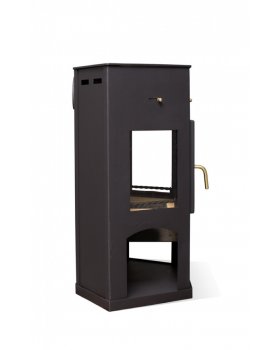 Печь-Камин Енисей с плитой-foto2