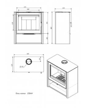 Печь-Камин Севан 9-foto4