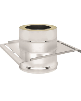 Площадка монтажная Нерж+Нерж (AISI 430/0,8мм) d 120x180мм