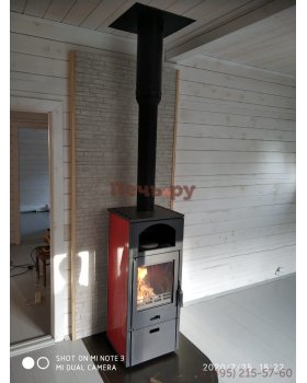 Печь камин Plamen Laguna, красная-foto3