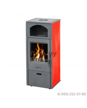 Печь камин Plamen Laguna, красная