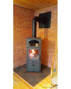 Печь камин Plamen Laguna, коричневая-foto2