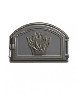 Дверка Везувий каминная 223 (Бронза) (407х273)