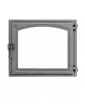 Дверка Везувий каминная 240 (не крашенная, без стекла) (340х410)