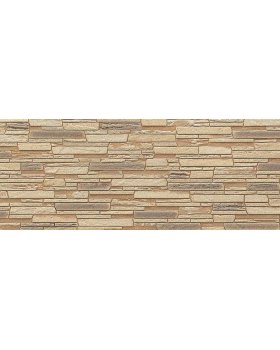 Фибро-цементная панель AT NJP5PJC Темный рваный камень (15*455*1010mm)