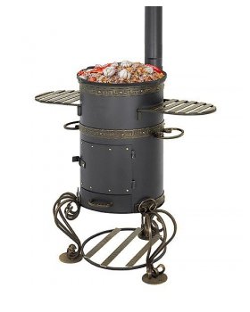 Печь под казан Везувий 12л Шмель