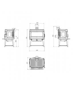 Печь камин Plamen Authentic 50-foto2
