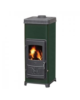 Печь DORA 10 N, эмалированная, зеленая (Plamen)