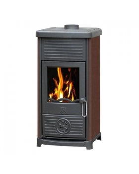 Печь MAESTRAL N, эмалированная, коричневая (Plamen)