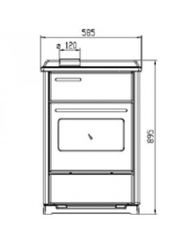 Плита CALOREX 60 N, капучино (Plamen)-foto2