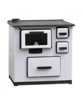 Плита SLAVONAC белая, труба слева (Plamen) Плита SLAVONAC белая, труба слева (Plamen)