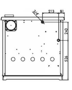 Плита TERMO GLAS, труба справа (Plamen)-foto4
