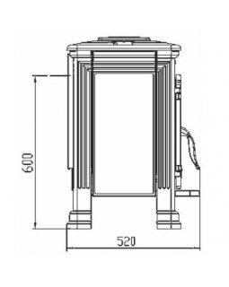 Печь камин Plamen Tena N -foto3