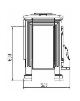 Печь камин Plamen Tena N -foto3
