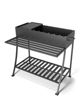 Плита чугунная для мангала "БУРГЕР" 255х375х20-foto3