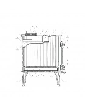 Печь-камин Pro Metall Маэстро II-foto2