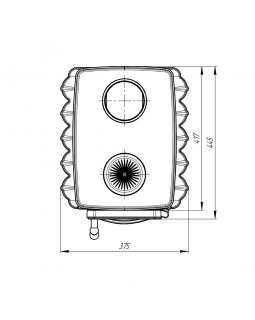 Печь отопительная «Бахтинка» (цв. серый)-foto10
