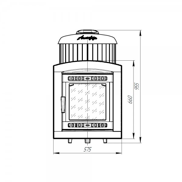 Печь банная "Атмосфера L" ламели "Змеевик" наборный-foto6