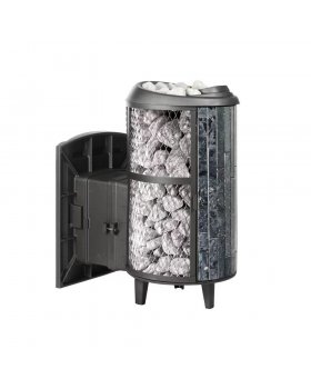 Печь банная «Атмосфера L» комбинированной облицовкой «Пироксенит» наборный