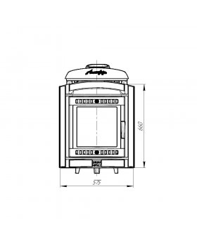 Печь банная «Атмосфера L» комбинированной облицовкой «Пироксенит» наборный-foto5