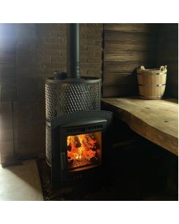 Печь банная «Атмосфера L КТТ» сетка нержавейка-foto5