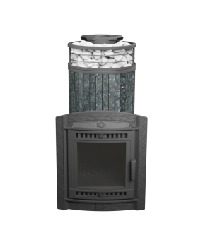 Печь банная «Атмосфера XL» в ламелях «Пироксенит» NEW