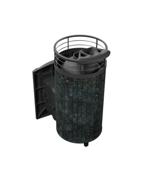 Печь банная «Атмосфера XL» в ламелях «Пироксенит» NEW-foto2