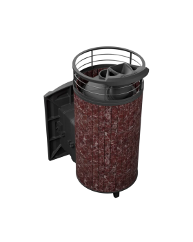 Печь банная «Атмосфера XL» в ламелях «Россо Леванто» NEW-foto2