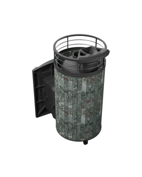 Печь банная «Атмосфера XL» в ламелях «Жадеит» NEW-foto2