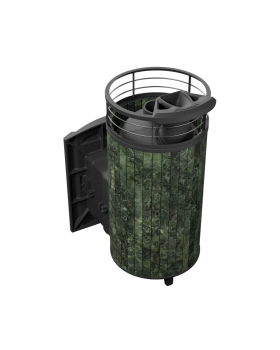 Печь банная «Атмосфера XL» в ламелях «Змеевик» NEW-foto2