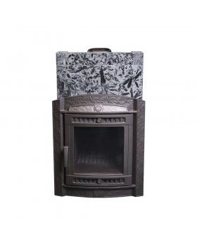 Печь банная "Атмосфера XL" в облицовке "Пироксенит ЭЛИТ"