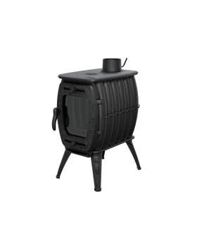 Интерьерная печь-камин "Бахта II"- чёрный-foto2