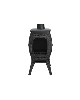 Интерьерная печь-камин "Бахта II"- чёрный