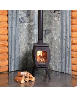 Интерьерная печь-камин "Бахта II"- серый-foto5