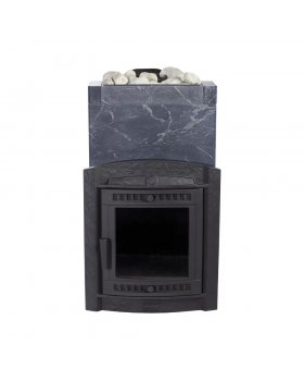 Печь банная "Атмосфера XL" в облицовке "Талькохлорит" Печь банная "Атмосфера XL" в облицовке "Талькохлорит"