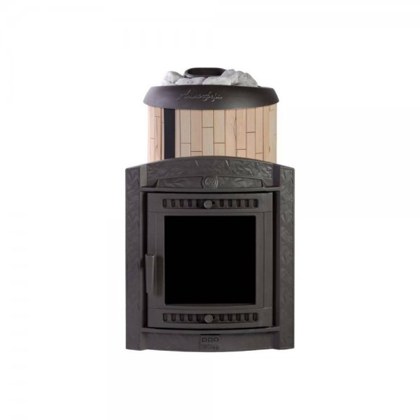 Печь банная «Атмосфера L» в ламелях «Окаменевшее дерево» Печь банная «Атмосфера L» в ламелях «Окаменевшее дерево»