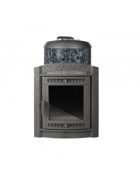 Печь банная «Атмосфера L» в ламелях «Пироксенит»