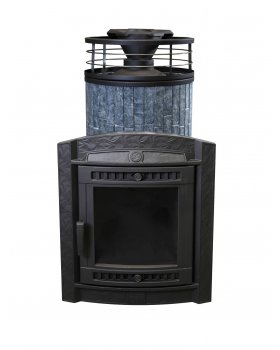 Печь банная «Атмосфера L» Талькохлорит ламель+сетка с тоннелем Печь банная «Атмосфера L» Талькохлорит ламель+сетка с тоннелем