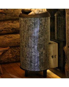 Печь банная «Атмосфера L» в ламелях «Талькохлорит»-foto5