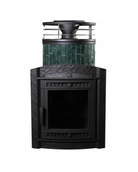 Печь банная «Атмосфера L» Верде Гватемала ламель+сетка с тоннелем Печь банная «Атмосфера L» Верде Гватемала ламель+сетка с тоннелем