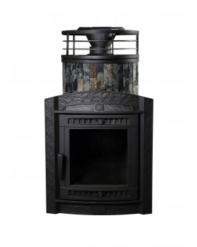 Печь банная «Атмосфера L» Жадеит ламель+сетка с тоннелем Печь банная «Атмосфера L» Жадеит ламель+сетка с тоннелем