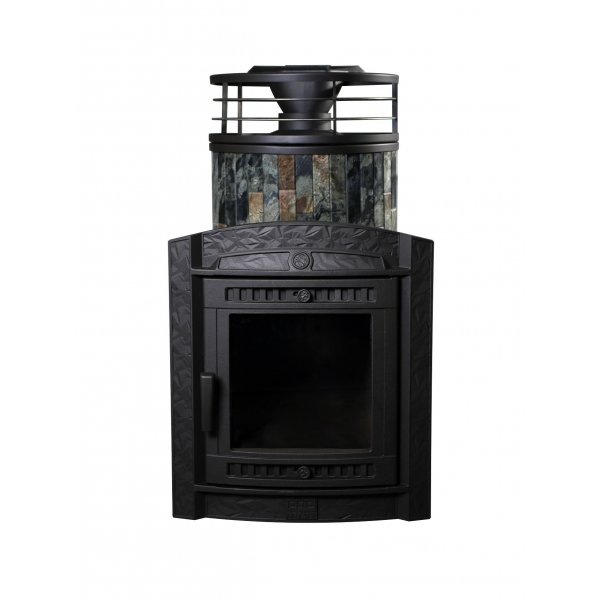 Печь банная «Атмосфера L» Жадеит ламель+сетка с тоннелем Печь банная «Атмосфера L» Жадеит ламель+сетка с тоннелем