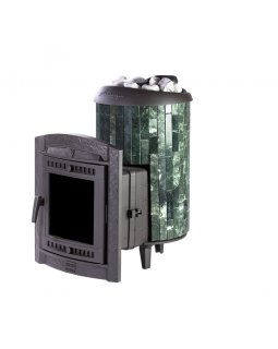 Печь банная «Атмосфера L» в ламелях «Змеевик»-foto2