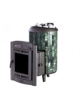 Печь банная «Атмосфера L» в ламелях «Змеевик»-foto2