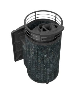 Печь банная «Атмосфера XL» Пироксенит ламель+сетка с тоннелем-foto2